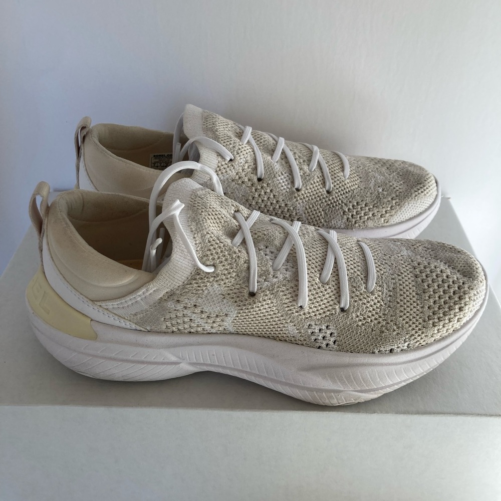 Sorel Women’s Explorer Stride Lace Sneaker in White, Chalk